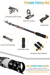 Spinning reel with line and tackle included