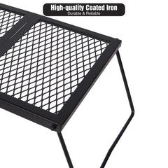 Lineslife diamond mesh grill ensures even heat distribution for better cooking.