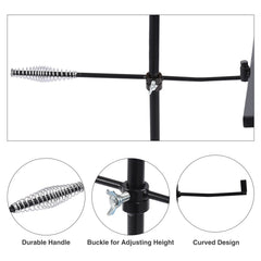 Lineslife Swivel Campfire Grill Grate height adjust demonstrates easy temperature management.