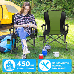 LING RONG 2-pack chair spacious seat offers ample room for comfortable lounging.