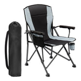 LING RONG oversized camping chair seat area for roomy comfort and cross-legged seating.