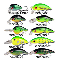 LINGYUE crankbait pattern shot emphasizes color layers and pattern realism.
