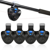 Linkstyle 4-pack fishing bite alarms with LED lights