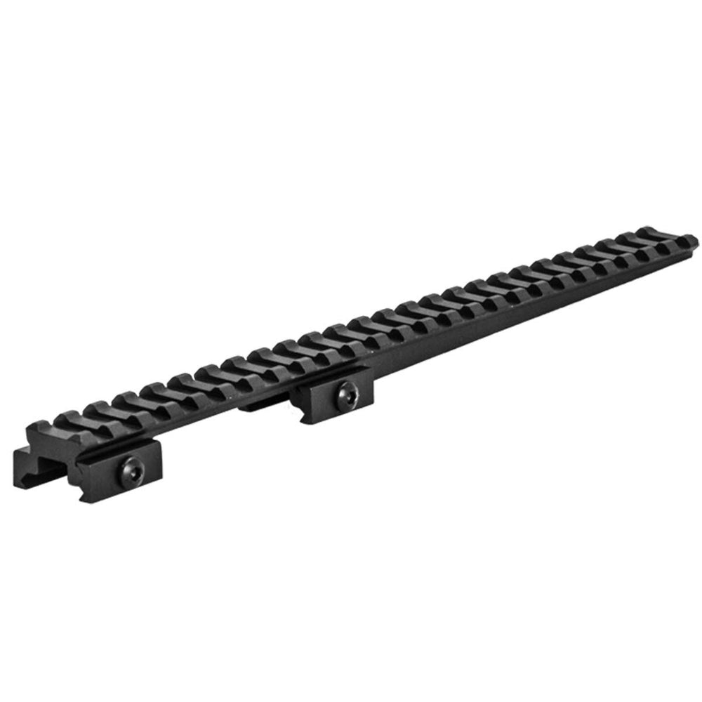 Lion Gears BridgeMount extended rail with low profile for dot sight and magnifier setups.