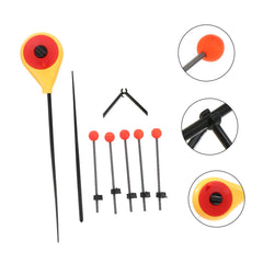 LIOOBO elastic and durable ice fishing rod bending and returning smoothly