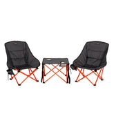 Lippert Baja overlanding chair with scoop design for comfortable outdoor seating.