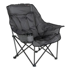 Lippert Big Bear heated chair with dual heat zones for targeted warmth outdoors.