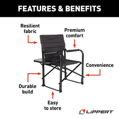 Premium 600D fabric with PVC coating resists water, UV, and dirt.