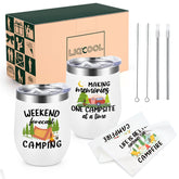 LiqCool camper tumblers 2pack side-by-side for outdoor use