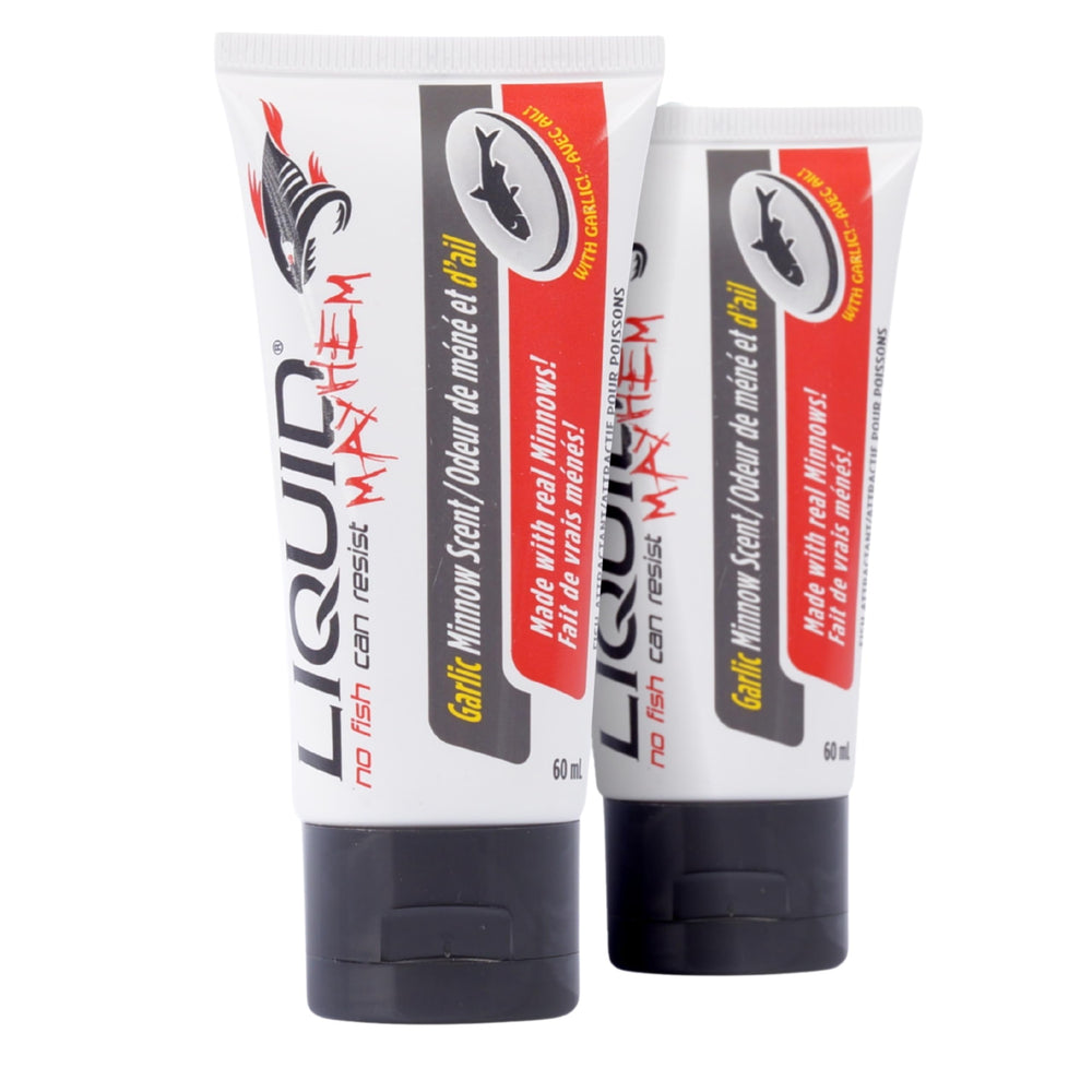 Liquid Mayhem Garlic Minnow Gel bottle 60 ml / 2 oz