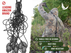 Lirben corrosion-resistant crimps on 6oz weights ensure lasting field reliability