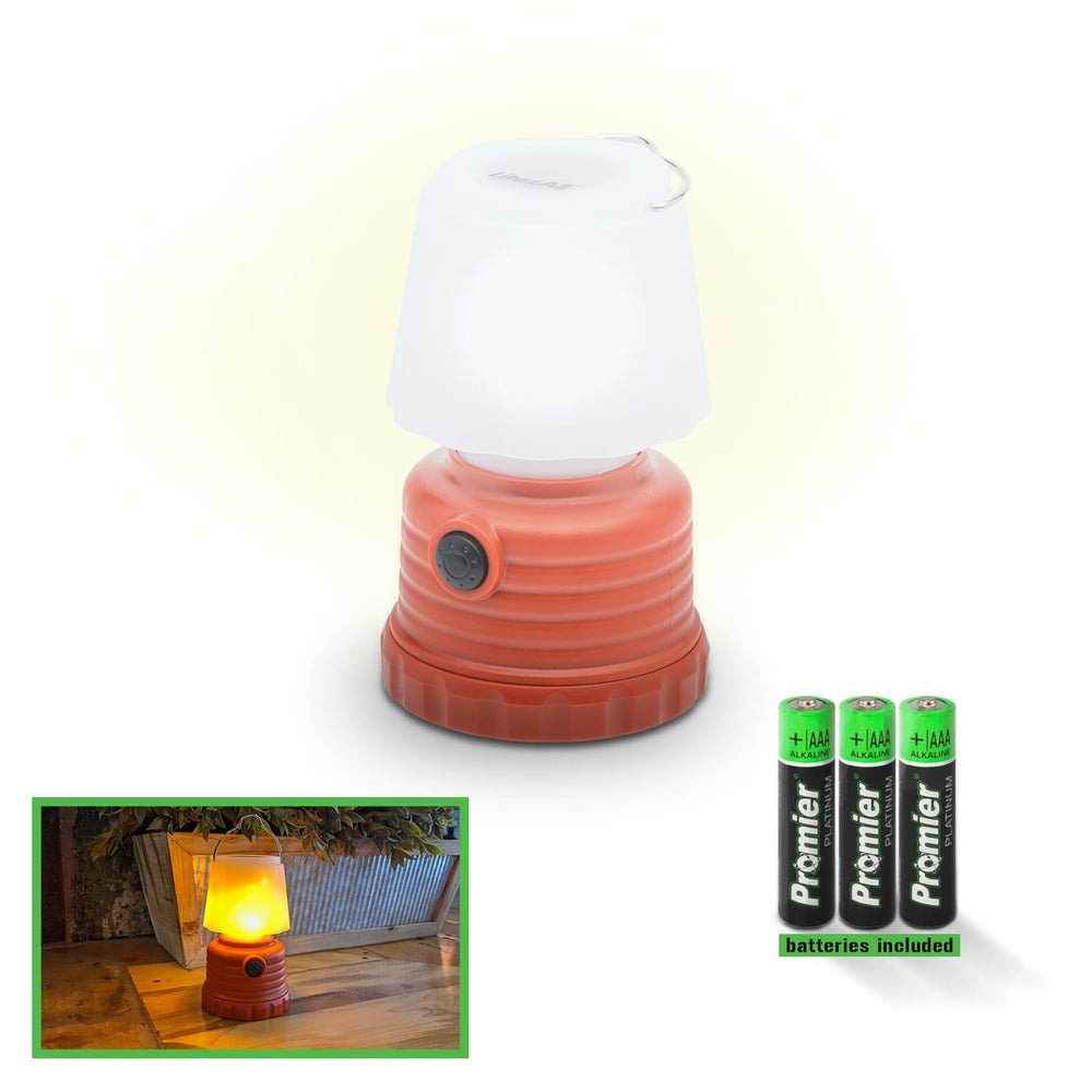 LitezAll Mini Lantern with white LED for bright indoor or outdoor ambience.
