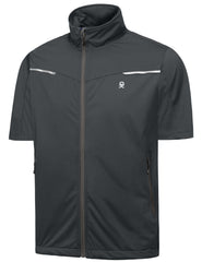 Little Donkey Andy men's windproof vest front view for chilly workouts