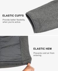 Little Donkey Andy jacket side pocket image highlights roomy, water-resistant handwarmer pockets.