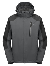 Little Donkey Andy men's rain jacket front view showing waterproof construction for all-weather protection.