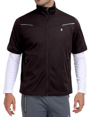 Little Donkey Andy softshell vest collar close-up highlighting comfort and warmth for active days