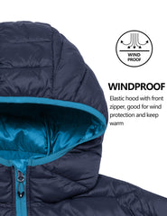 Little Donkey Andy water-resistant nylon shell with DWR helps stay dry in light rain