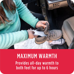 Little Hotties six hour heat supports extended outdoor activities.