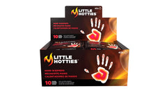 Little Hotties hand warmers 40-count box providing reliable warmth for outdoor enthusiasts.