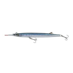 Little Jack Sayoris 135 sinking pencil lure with BKK treble hooks for precise casting and versatile depth range.