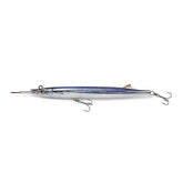Little Jack Sayoris 135mm lure front view highlights lifelike silhouette and realism