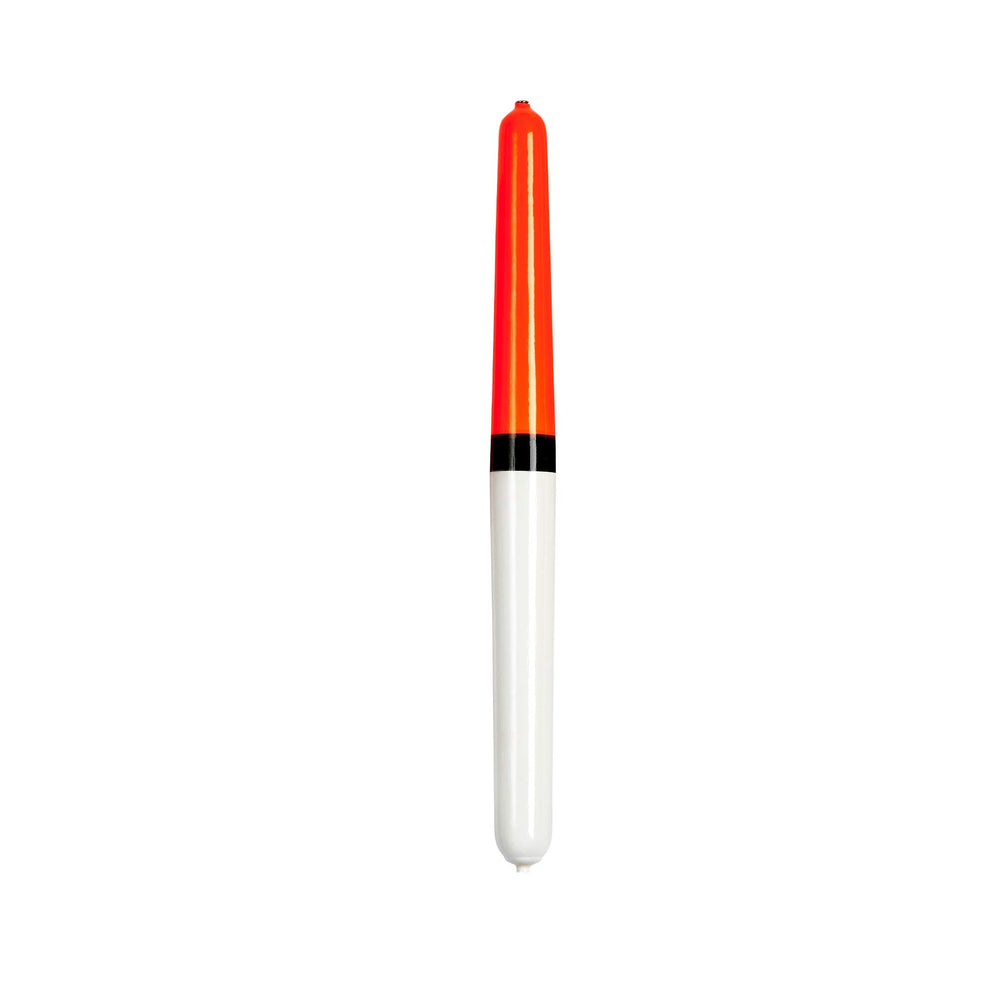 Little Joe Pole Floats red/white 10in, high-visibility for clear bite detection.