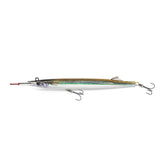 Little Jack Sayoris 135 sinking pencil lure shows precise cast action