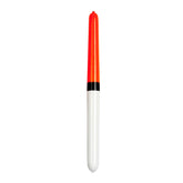 Little Joe pole float red and white, 12in, high visibility for day and night fishing.