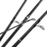 LITTMA surf rod 9ft setup showing graphite construction for precise casting