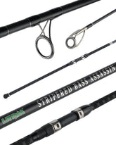 LITTMA surf rod with XTG guides enables smooth line control in saltwater.