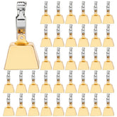 LIUBUJINGYING 50pcs fishing bells set with metal clips for catfish rods