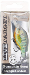 Live Target crankbait flat-natural profile demonstrates precise swimming action.