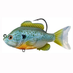 LiveTarget SFS90MS551 sunfish swimbait in natural pumpkinseed color for freshwater casting