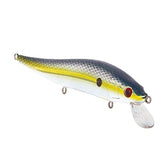 Livingston JerkMaster 121 Chartreuse Shad side profile showing lifelike action