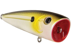 Livingston Lures Walk N Pop 67 Tennessee Shad in water demonstrating walk-the-dog action.