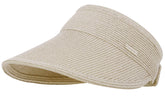 Livingston wide-brim visor for beach days offering UV protection and shade.