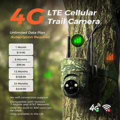 Liwan Cellular Trail Camera side view for wide-angle monitoring.
