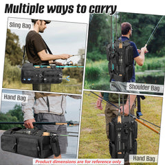 Hidden dual straps and detachable strap on LIWSHWZ backpack