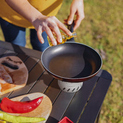 Lixada stove lid keeps heat in for efficient simmering