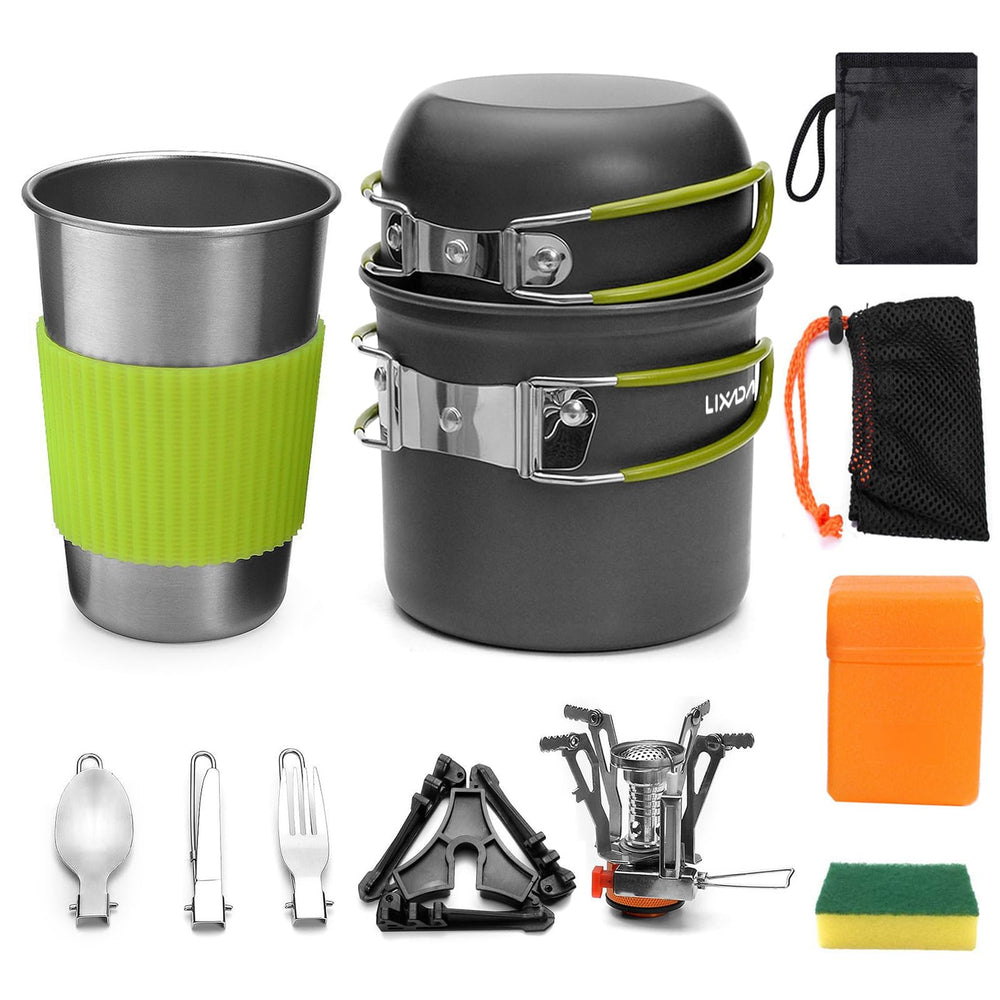 Lixada camping cookware large pot for versatile outdoor meals and quick heat transfer