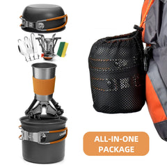 Lixada camping cookware set small pot ideal for small portions