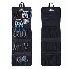 Lixada climbing quickdraw bag folded compact for easy backpack packing