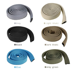 Lixada dark khaki tube cover blends with gear while insulating.
