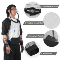 Lixada Fine Net Cover gloves add lightweight protection during activities.