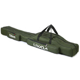 Lixada fishing rod bag 3-layer exterior shows durable Oxford fabric for long-lasting use.