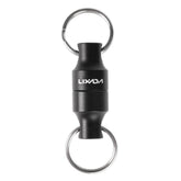 Lixada fly fishing magnetic net clip in action for fast net release.