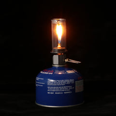 Lixada lamp light butane lantern flame control rotate shade enables adjustable brightness