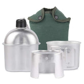 Lixada military canteen set 850ml kettle for reliable outdoor boiling