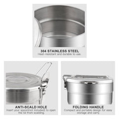 Lixada pot lid with lock and anti-scald hole for easy venting.