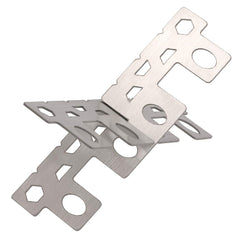 Lixada titanium stove rack cross stand on uneven ground with solid stability